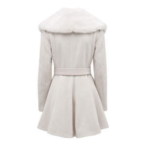 Forever New Maisy Skirt Fur Stole Coat